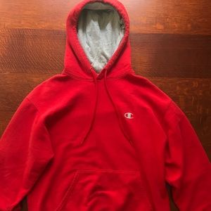 Red Champion Sweatshirt